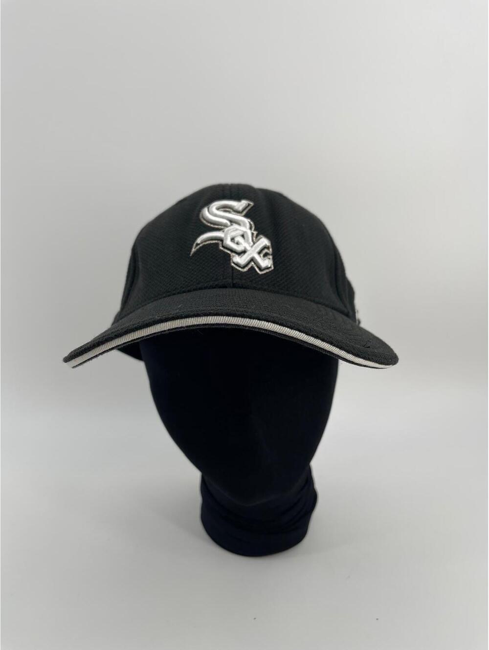 VTG Chicago White Sox  Baseball Cap Strapback Hat Black‎ Team MLB